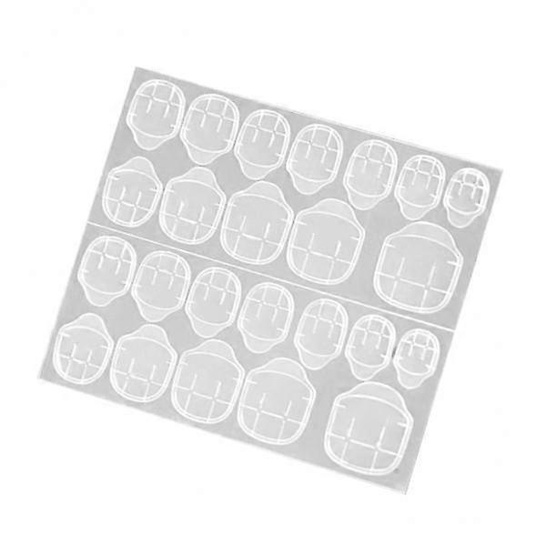 Clear Nail Art Decals - 24 Pack