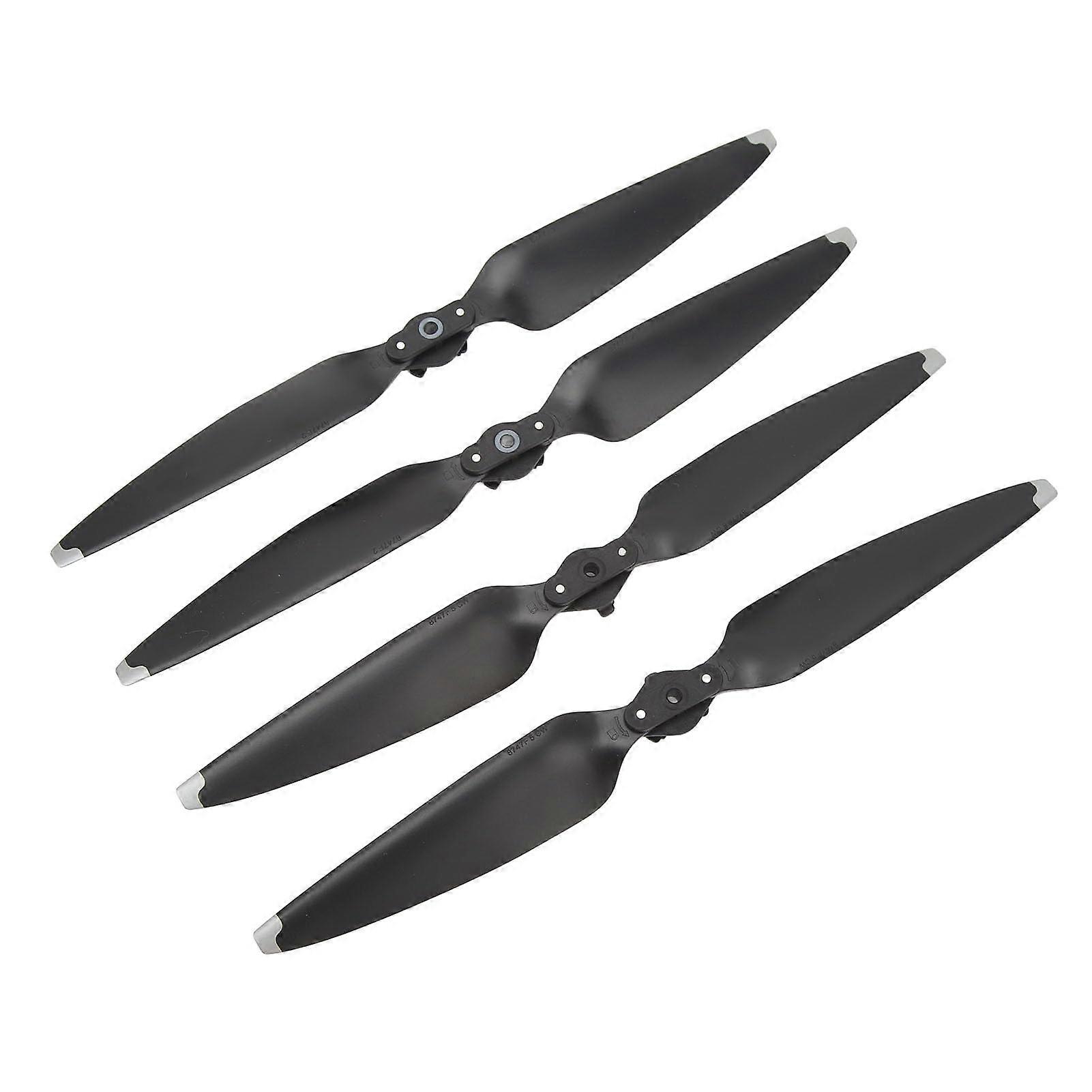 Drone Propeller 8747F, 4pcs Quick Release Folding Blade Replacement Props for RC Drone, Silver, Compatible Accessories