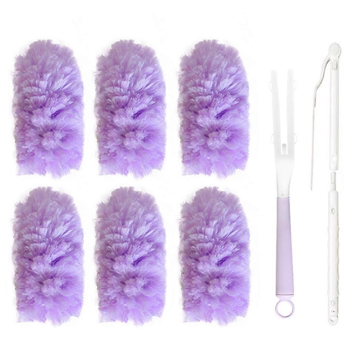 White Peach Scent Duster Electrostatic Adsorption Multi-Function Dust Sweeper Home Use Dust Removal