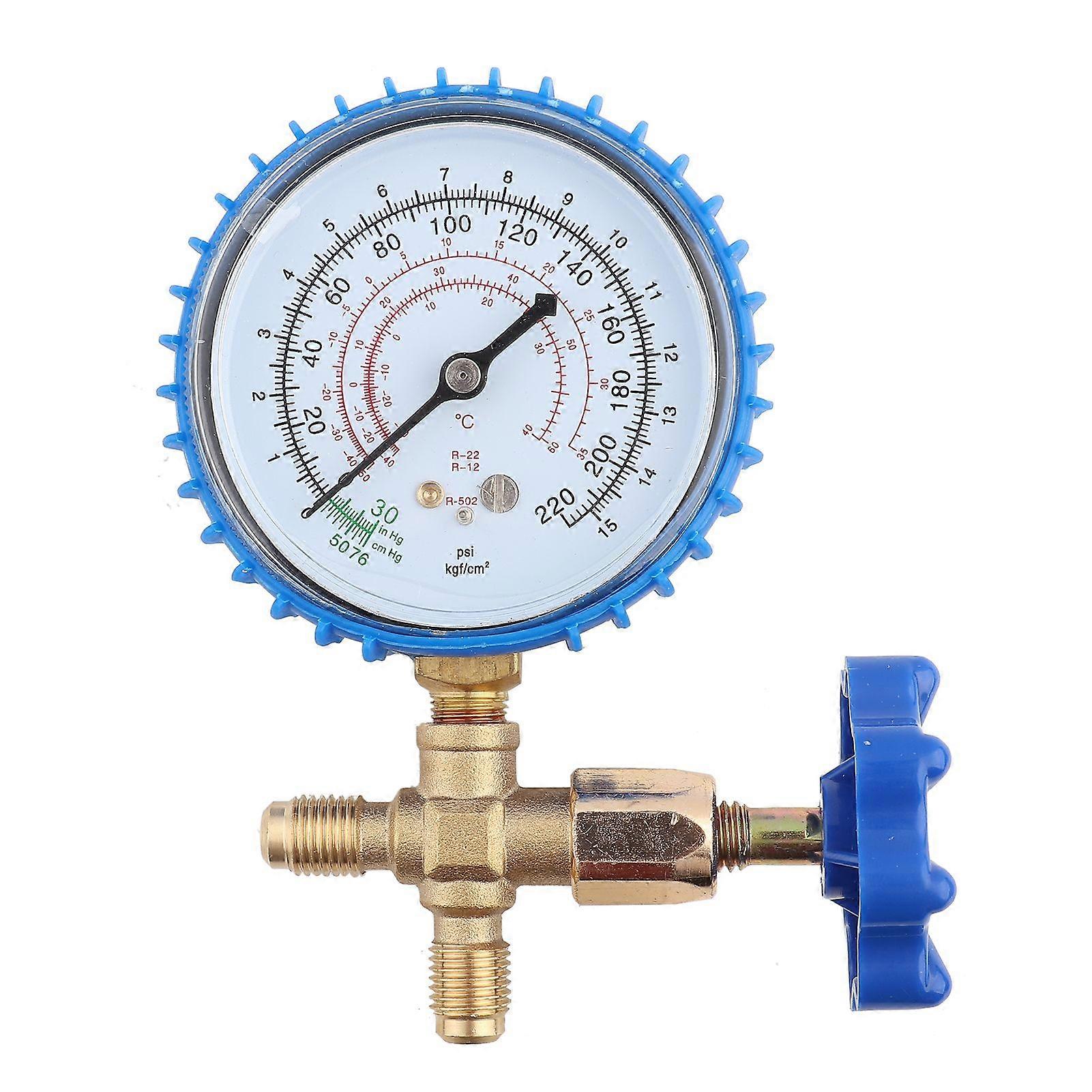 High quality  Refrigerant pressure single gauge 220psi