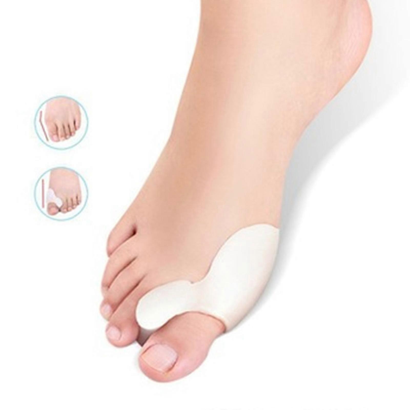 Silicone Toe Separators Straightener Toe Corrector Spacer Spreader Stretchers for Bunion Relief Hammer Toes Toe Correction