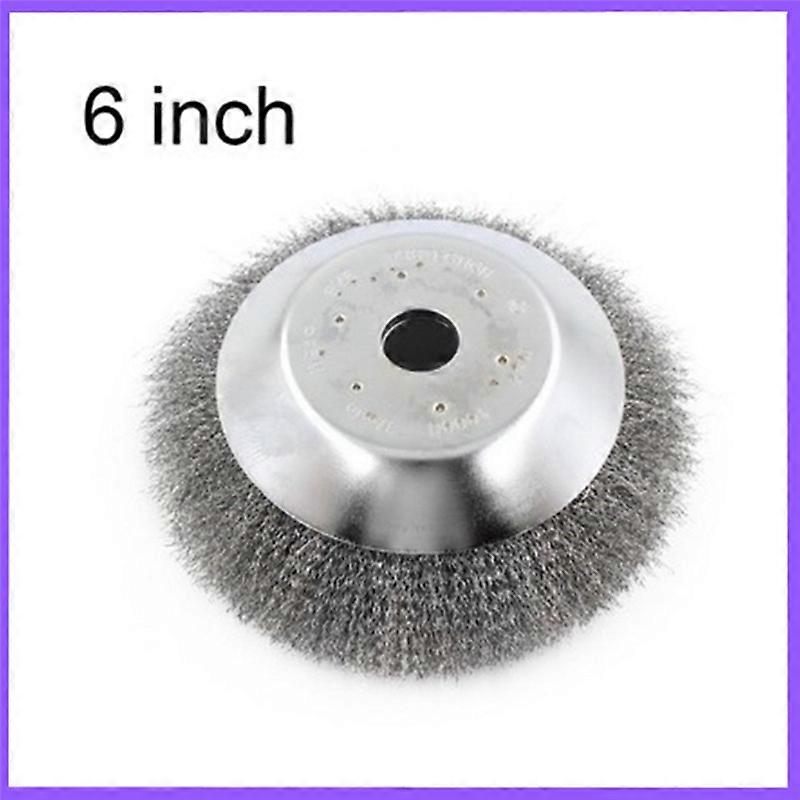 6X20cm Steel Wire Brush Weeding Plate for Lawn Mower Garden Tools