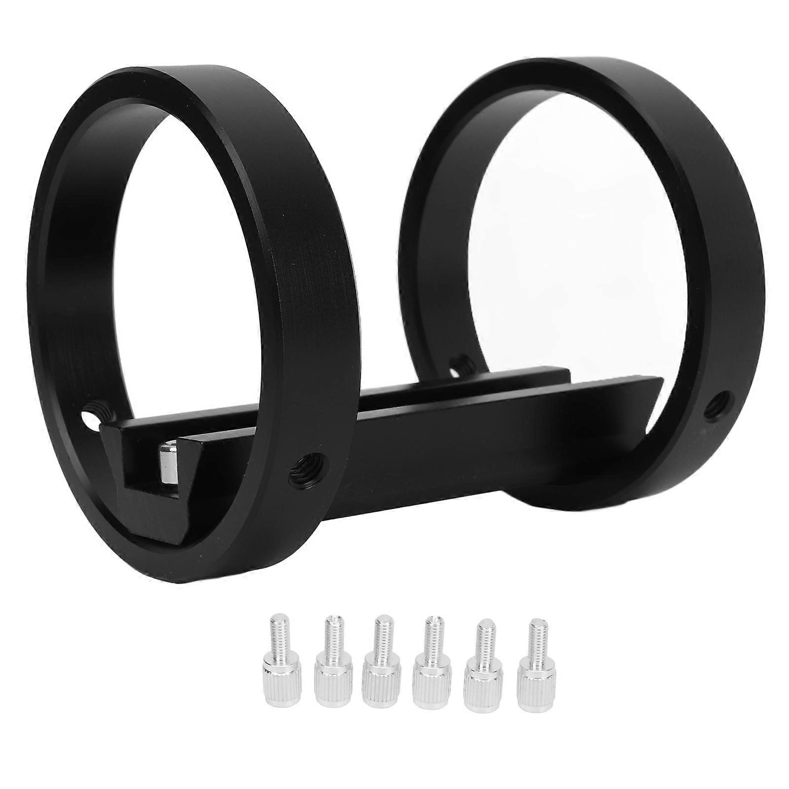 Adjustable Aluminum Alloy Telescope Guiding Scope Ring Kit with Large Screws