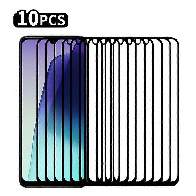 RURIHAI 10Pcs Compatible For Xiaomi Poco C75 4G / Redmi 14R 5G / 14C 4G High Aluminium-Silicon Glass Film 0.26mm 2.5D Secondary Ha