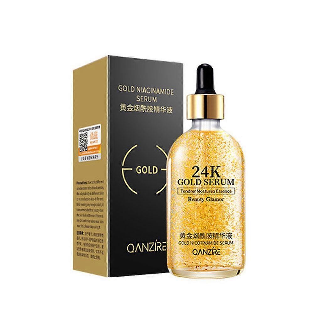 Gold Serum 30ml Brightening Anti-Aging Face Treatment with Antioxidants & 24H Moisturizing for Firm Glowing Skin
