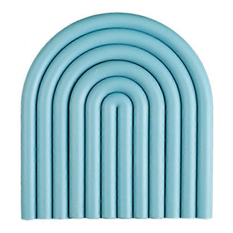 Rainbow Shape High Temperature Resistant Coaster Dining Table Mat Insulation Pad