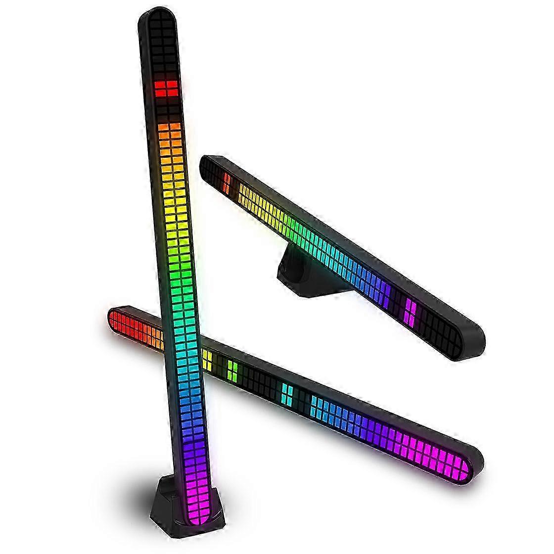 2025 Pickup Rhythm Light 32-Bit Music Level Indicator USB RGB Colorful Sound Control