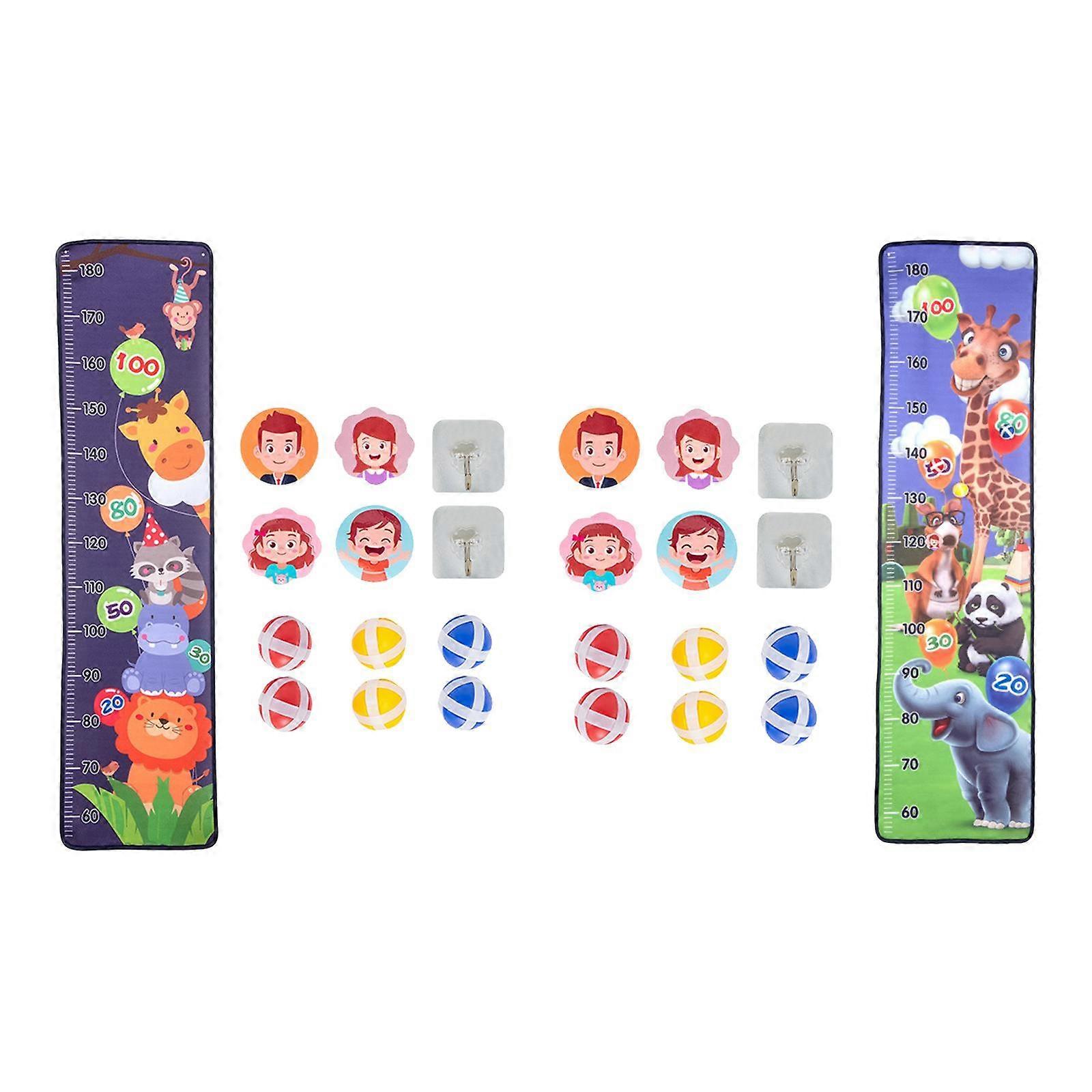 Homyl 2x Wall Hanging Board Game Game Toy with Hook for Children Kids