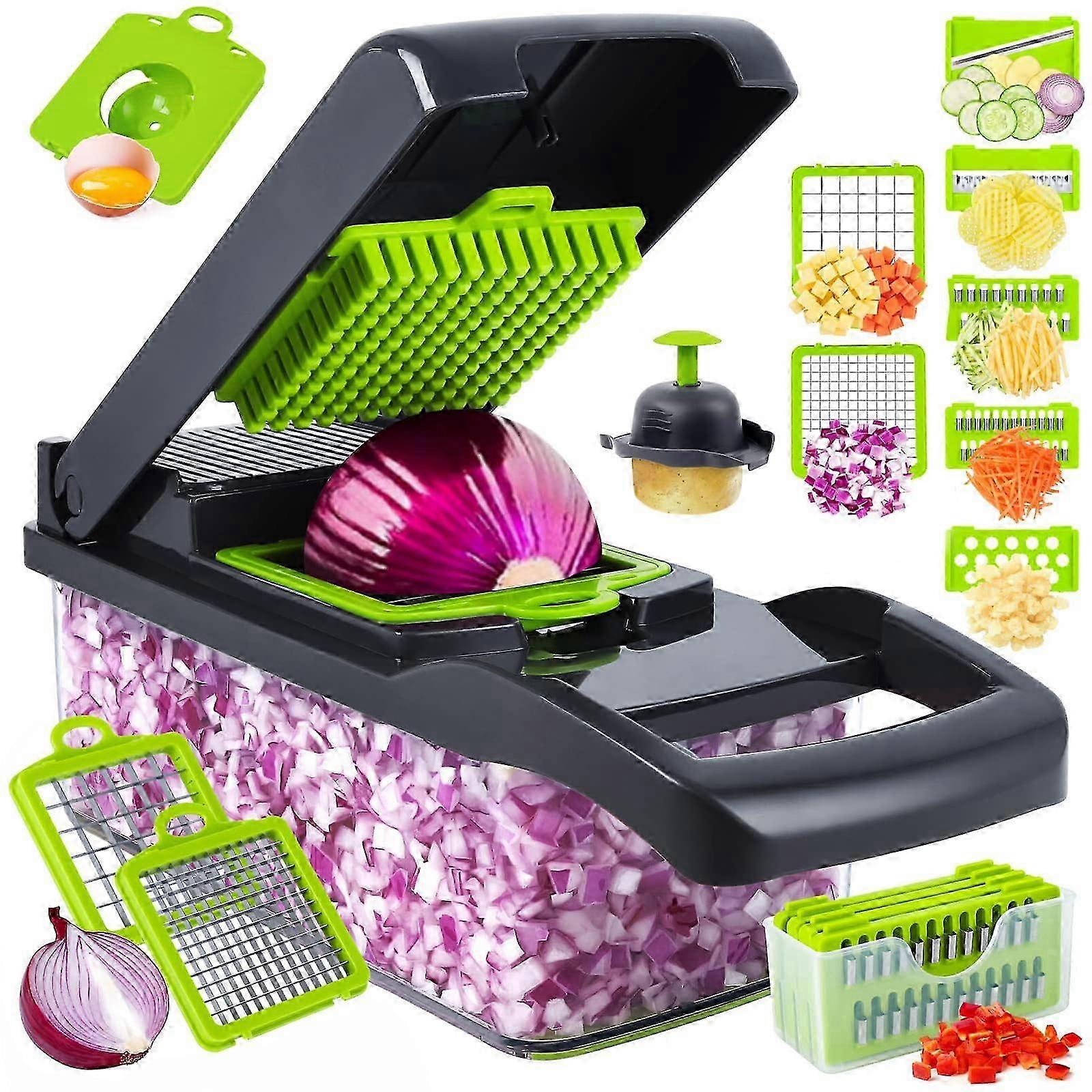 15-in-1 Gemüsehacker Küchenhelfer - Grau Home Essential