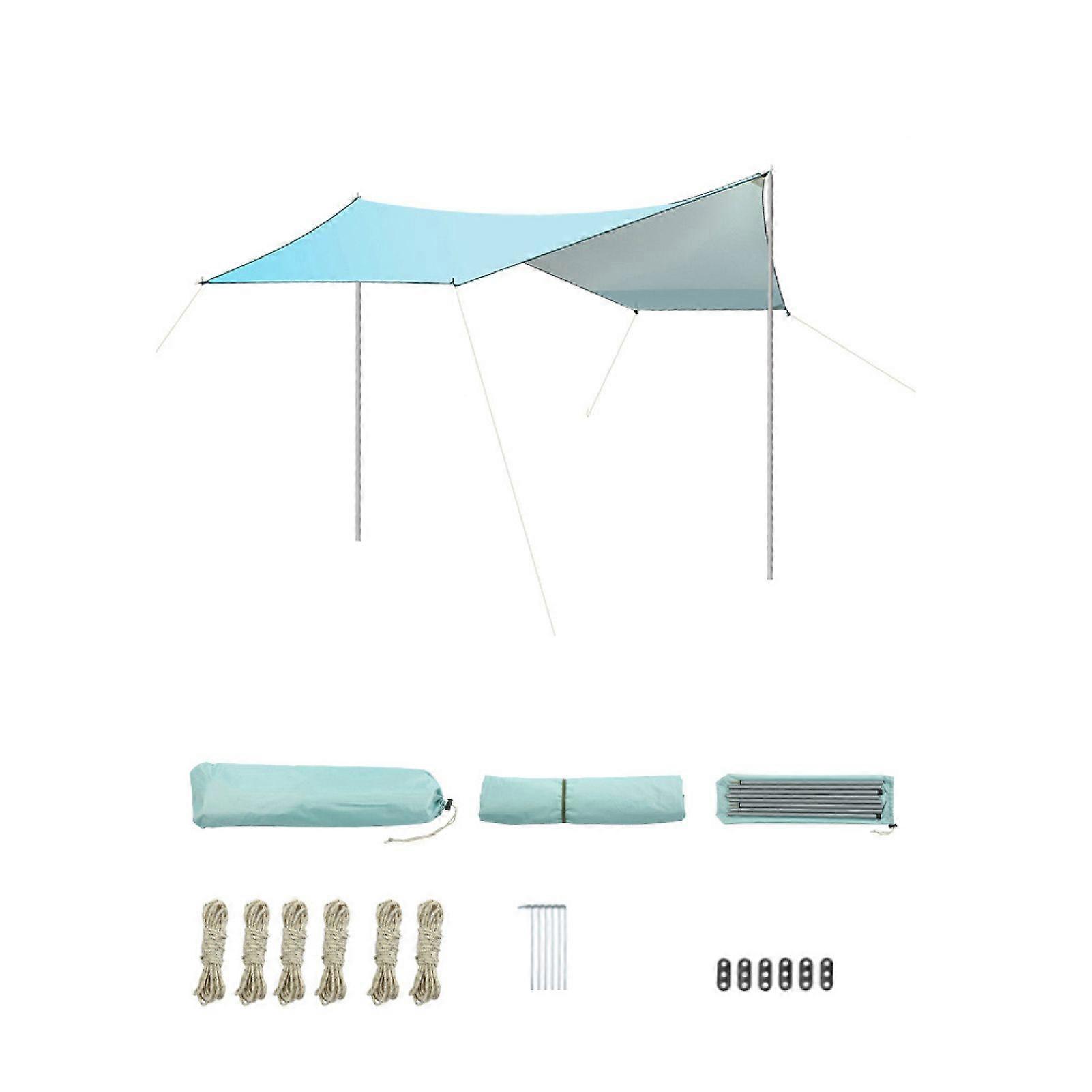 خيمة في الهواء الطلق واقية من الشمس الظل مظلة للماء خيمة مربعة المظلة أكسفورد القماش التخييم نزهة المظلة خيمة الظل المظلة