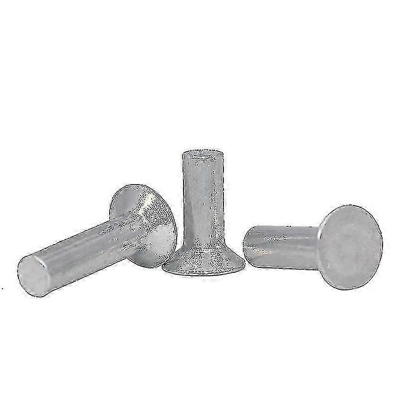 Countersunk Head Aluminium Solid Rivets M2 8mm (100Pcs)