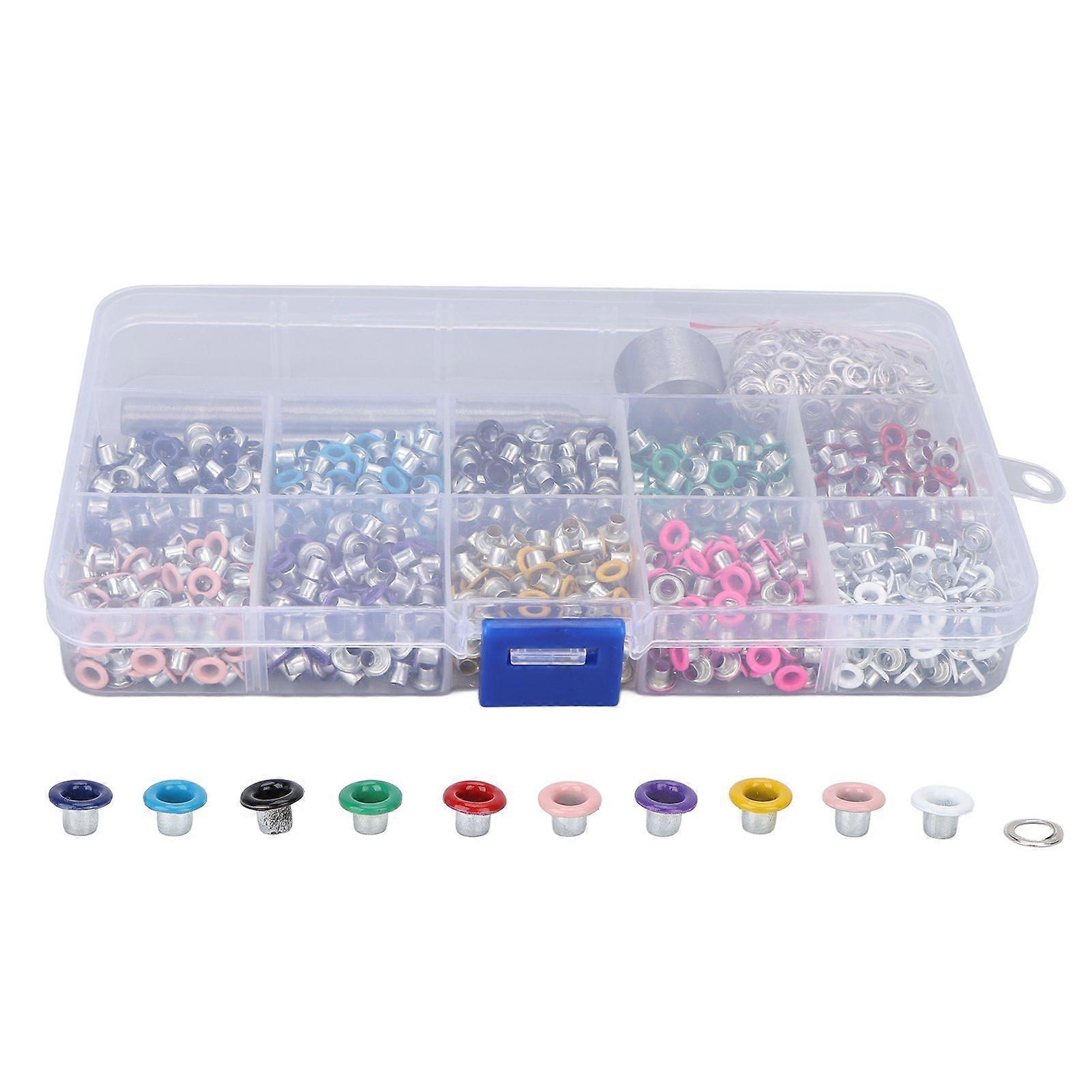 2025 Latest Model  1000pcs Grommet Tool Kit Iron Plastic Material DIY Making