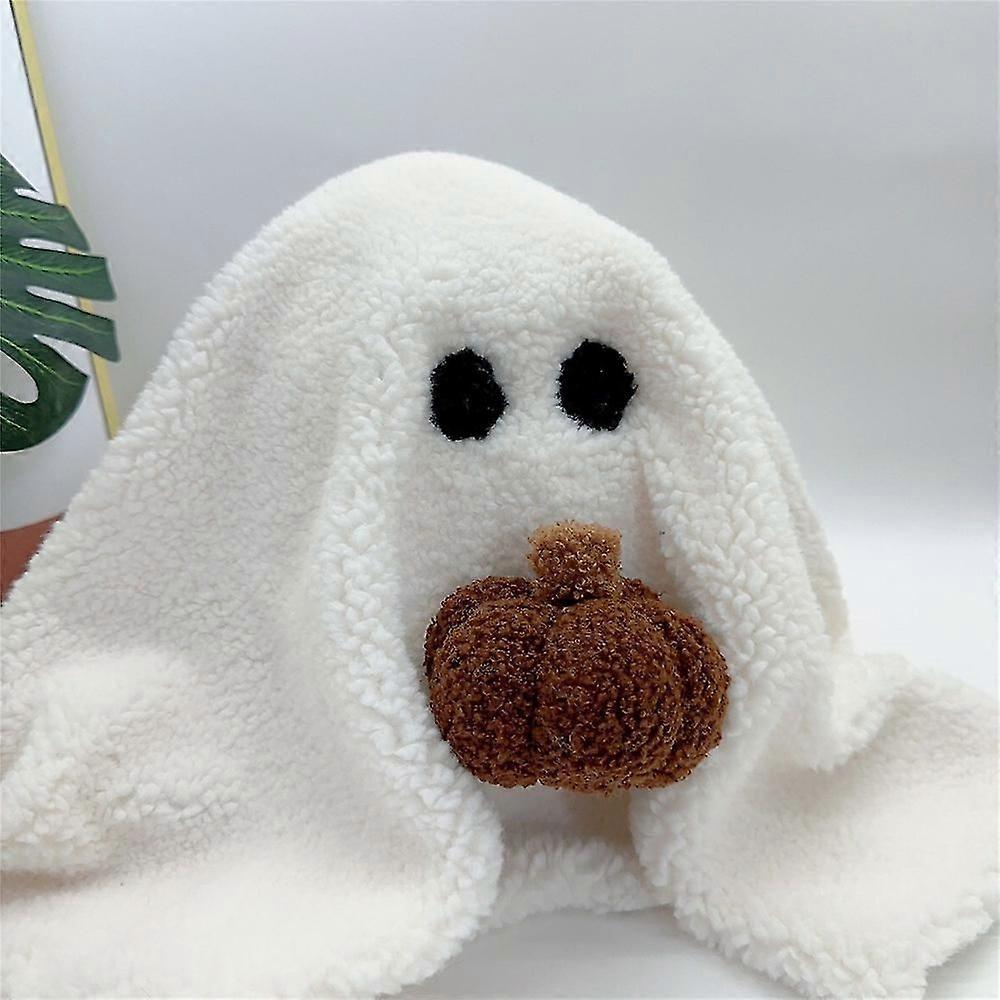 Gus The Ghost With Pumpkin Pillow Funny The Halloween Cute Ghost Plush Toys
