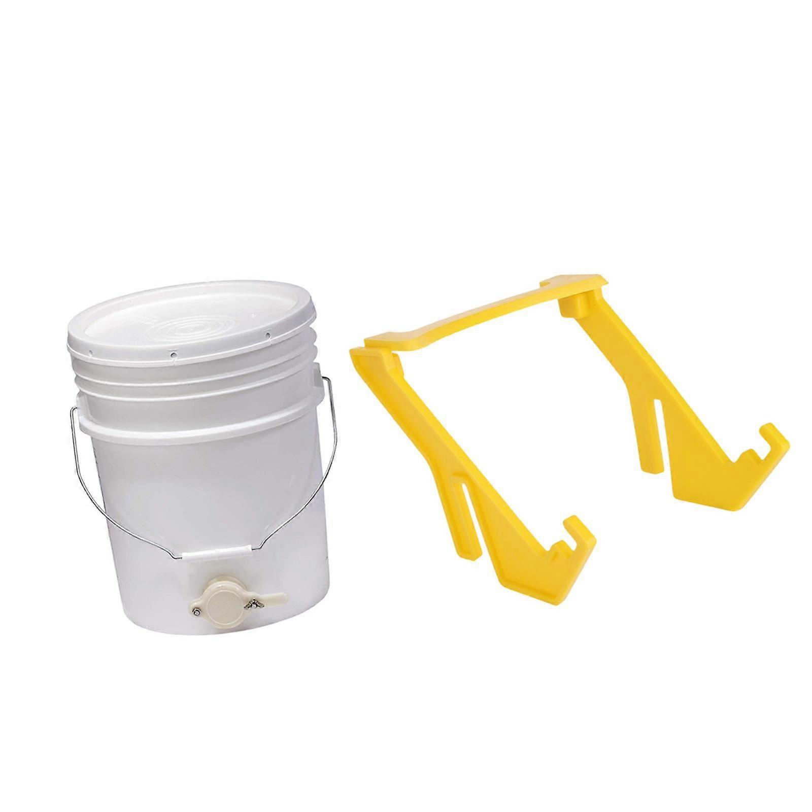 Honey Pail 20 L Soybean Oil Bucket with Gate Valve Portable Honey Bucket