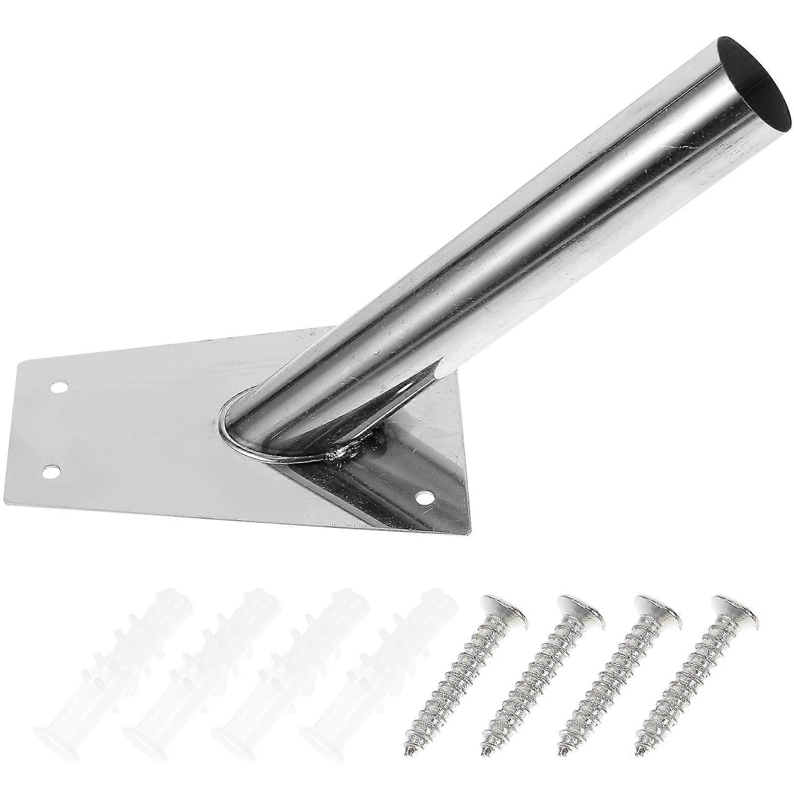 Stable Flag Pole Holder, Multi-purpose Bracket for Ground and Garden Applications