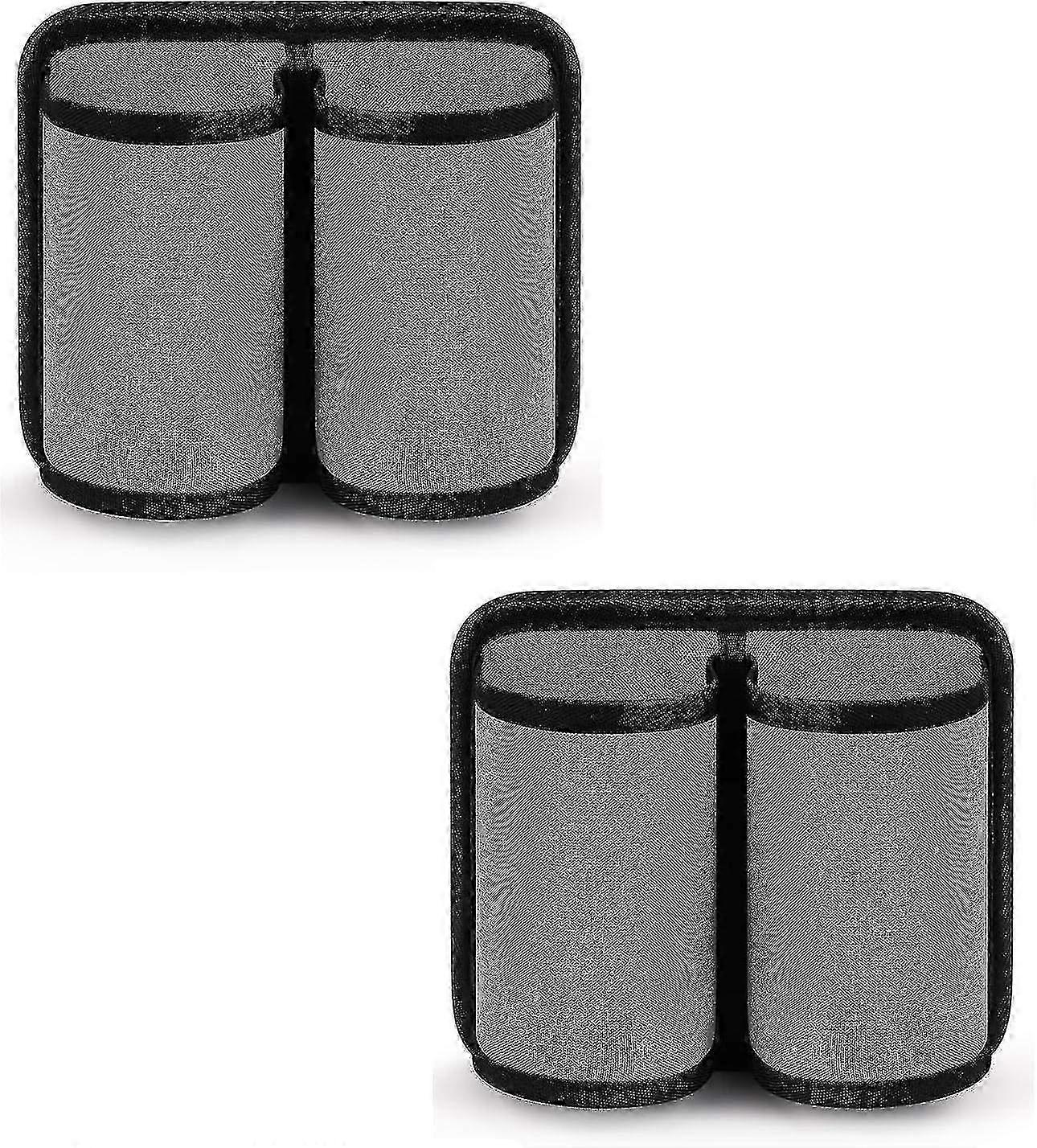 Universal Suitcase Cup Holder - Free Hands Drink Caddy, 2pc Grey