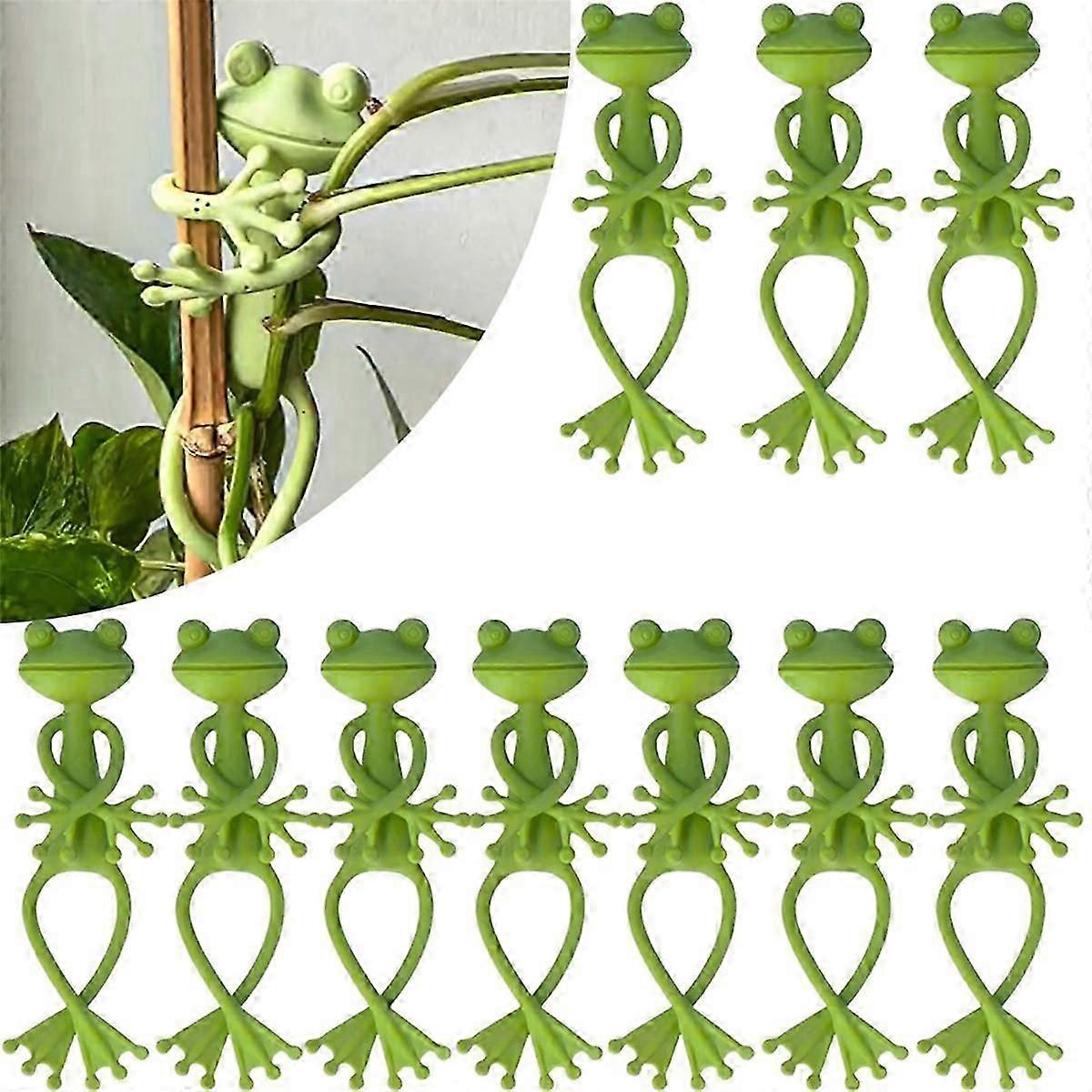10 Frog Plant Holders