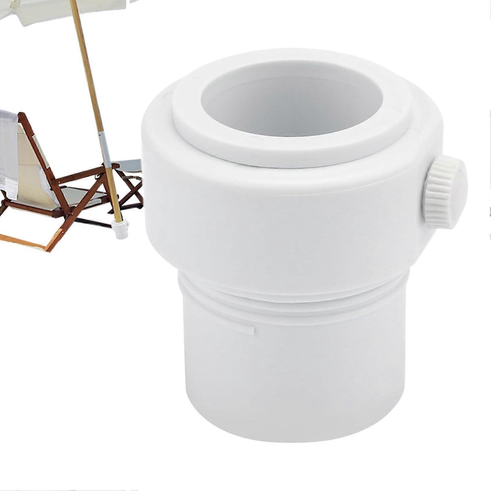 Pool umbrella stabilizer  secure wedge seat for pole support, sturdy adapter