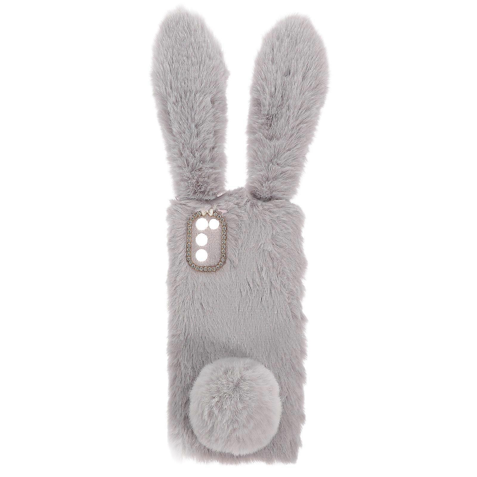 Rabbit Ear Phone Shockproof Case for A02s Daily Use Cartoon Shape TPU Material Non-Yellowing 1Pack