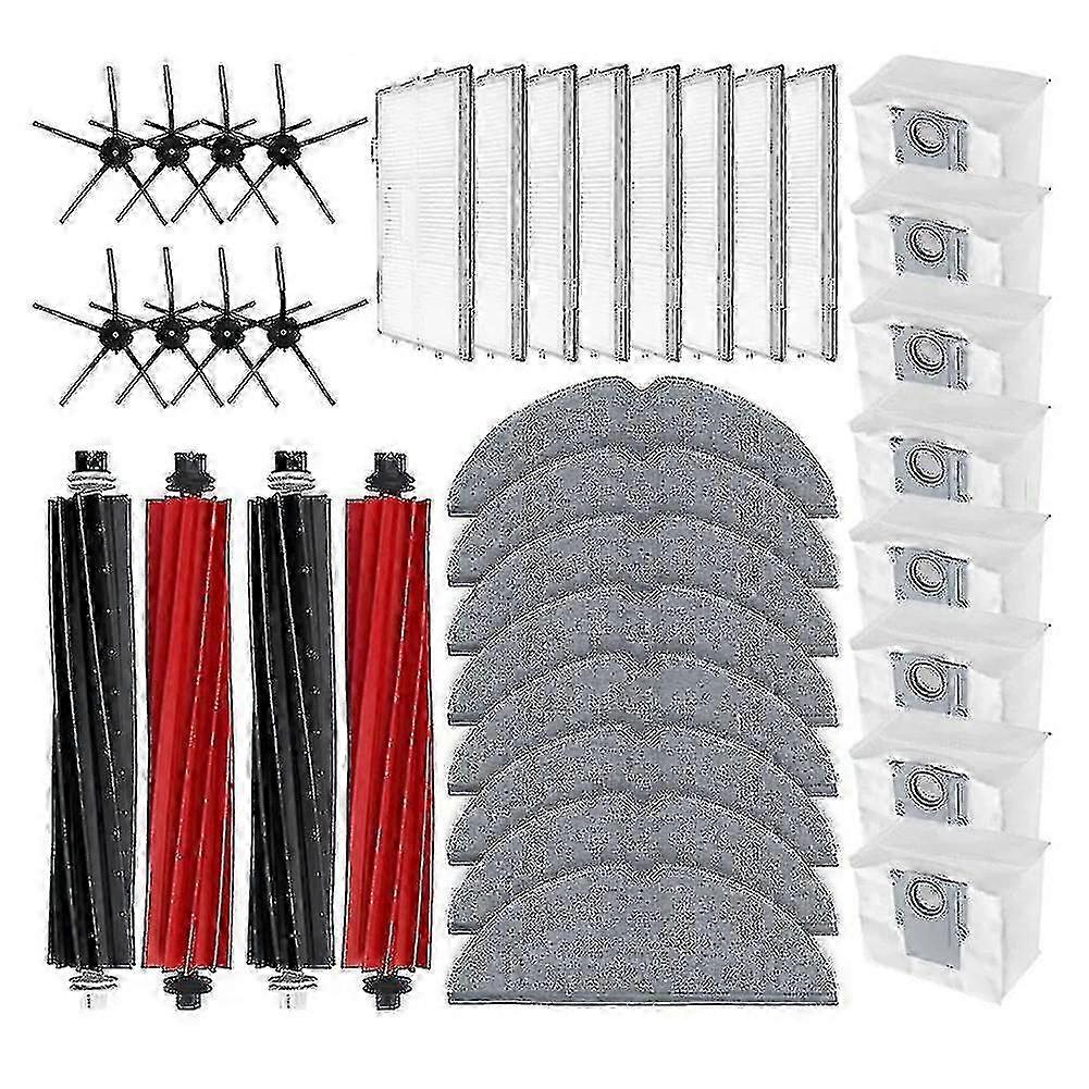 For Roborock S8 Pro Ultra / S8 / S8 Plus Replacement Parts Accessories Main Side Brush Hepa Filter M hwy