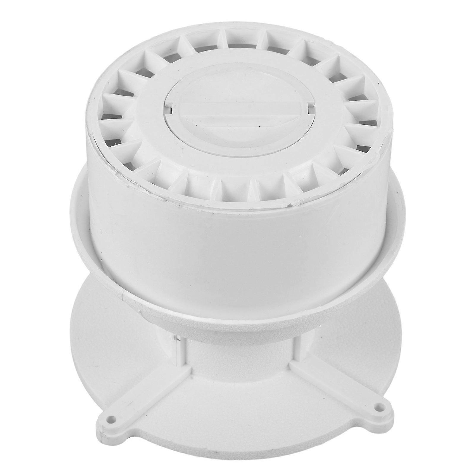 Floor Drain Filter Outdoor Use Anti Clogging Efficient Water Drainage Square White 12 80X12 80X9 50Cm 1Set