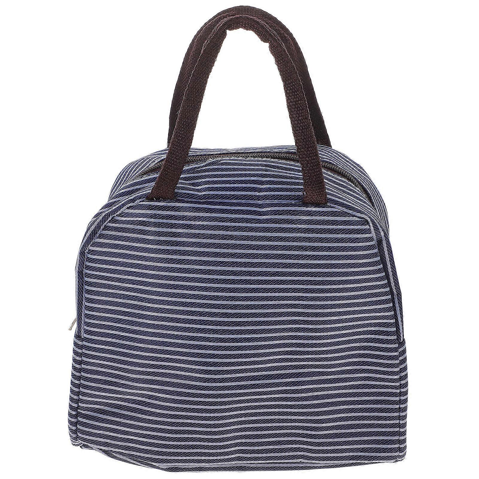 حقيبة غداء من القطن اللؤلؤي حقيبة يد مبردة عازلة محمولة لعمال المكاتب 23.00X17.00X19.00CM 1 مجموعة