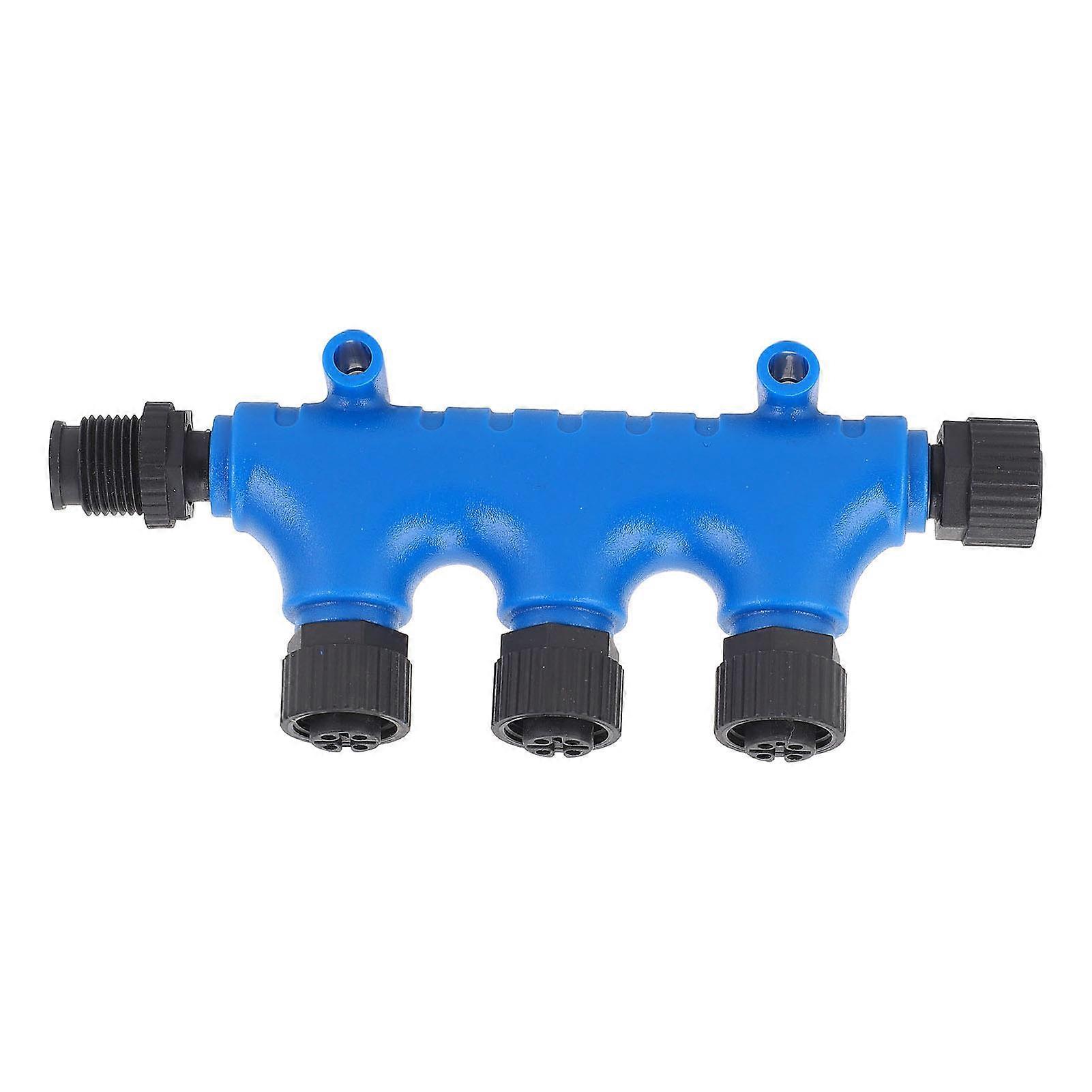 3 Port NMEA 2000 M12 5 Pin T-Connector IP67 Water Resistant Backbone Drop Cables Multiport T-Terminator for Lowrance Networks