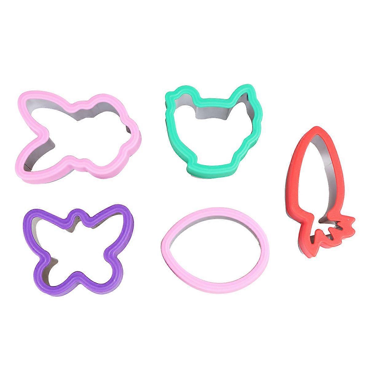 Cake Baking Supplies Easter Theme Cake Mold Assorted Color 8.7*4CM Baking Tool 5Pcs