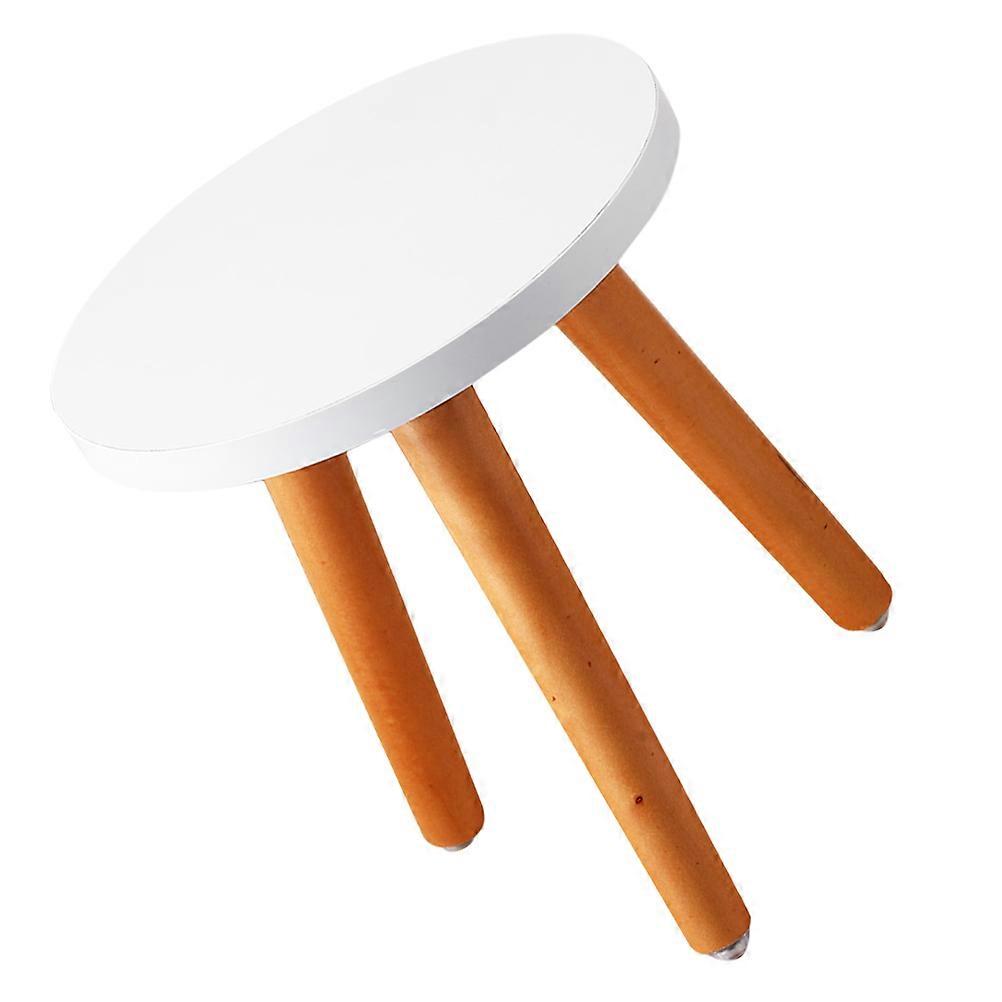 Wooden Plant Stand Display Stand For Room Round Shape Chinese Style Durable Lightweight 1Pack