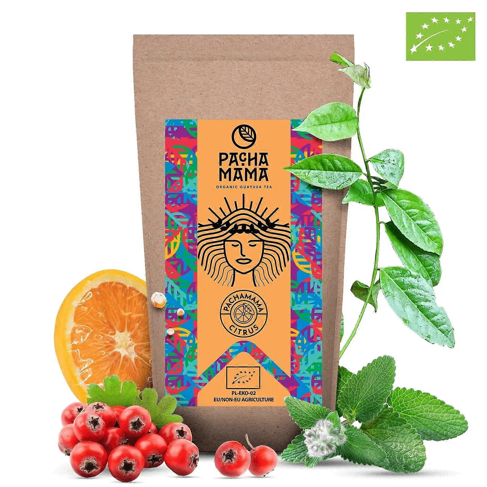 Guayusa Tea Pachamama Citrus – ekologiskt certifierad guayusa – 250g