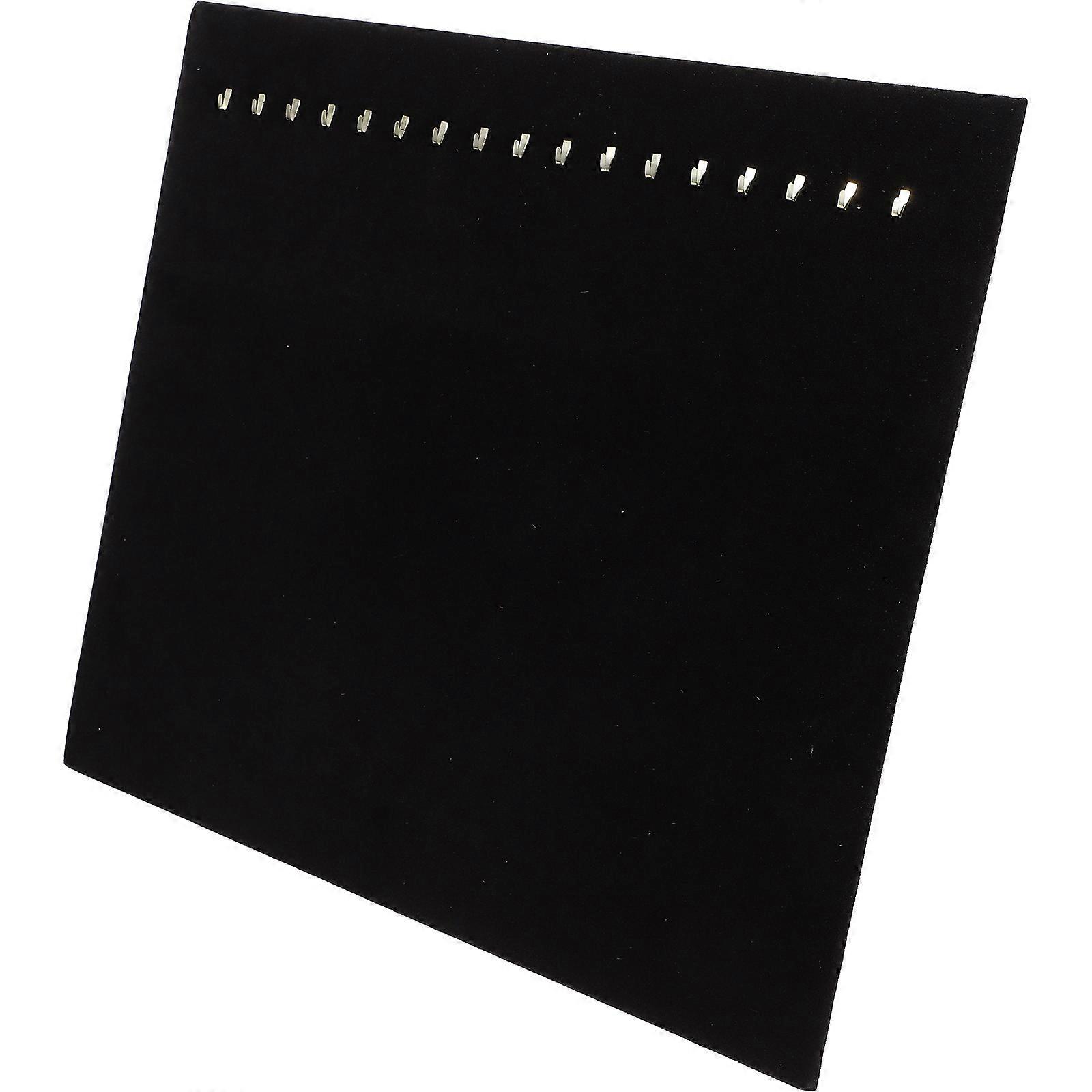 Jewelry Organizer Stand Earring Display Stand Necklace Storage Rectangular Shape Composite Material Home Use 1Set