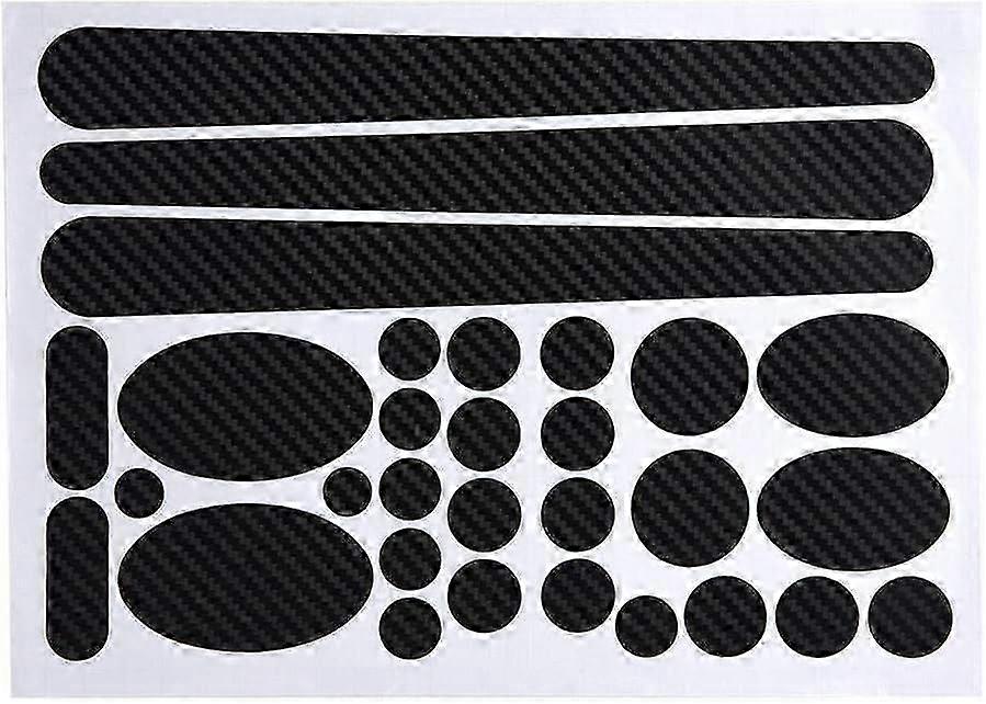 Bicycle Chainstay Frame Decal Sticker Protector Kit (Carbon)