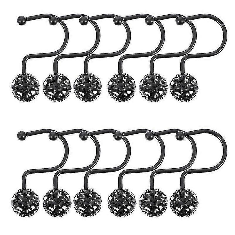 Iron Plating Shower Curtain Hooks For Home Use,Iron Plating Shower Curtain Hooks, Home Use, Bathroom Decor