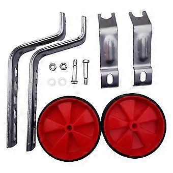 Training Wheels Replacement For 12-20Inch Children Bicycles Metal Reinforced Stabilizers Wheel with Accessories Kits  White