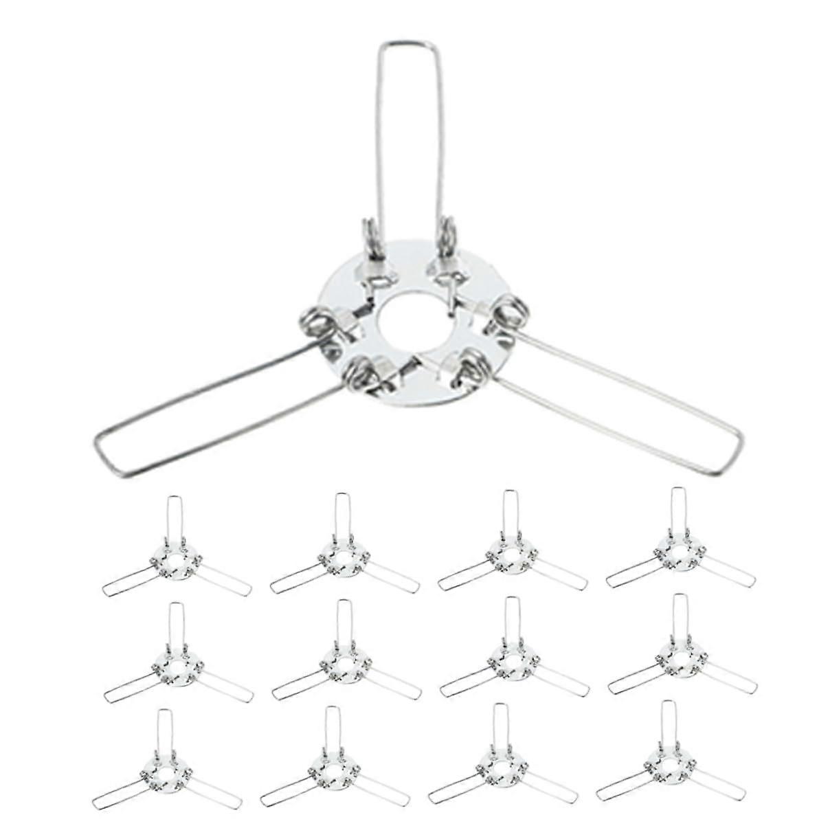 24 Adjustable Lamp Shade Holders with Metal Clips for Pendant Lights - Durable Fixtures for Light Installations