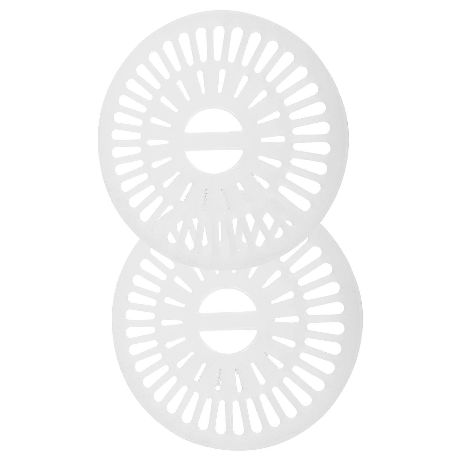 Washing Machine Spinner Cap Replacement Part Safety Cover Drying Protection Versatile Usage White 26.80X26.80X0.20CM 2Pcs