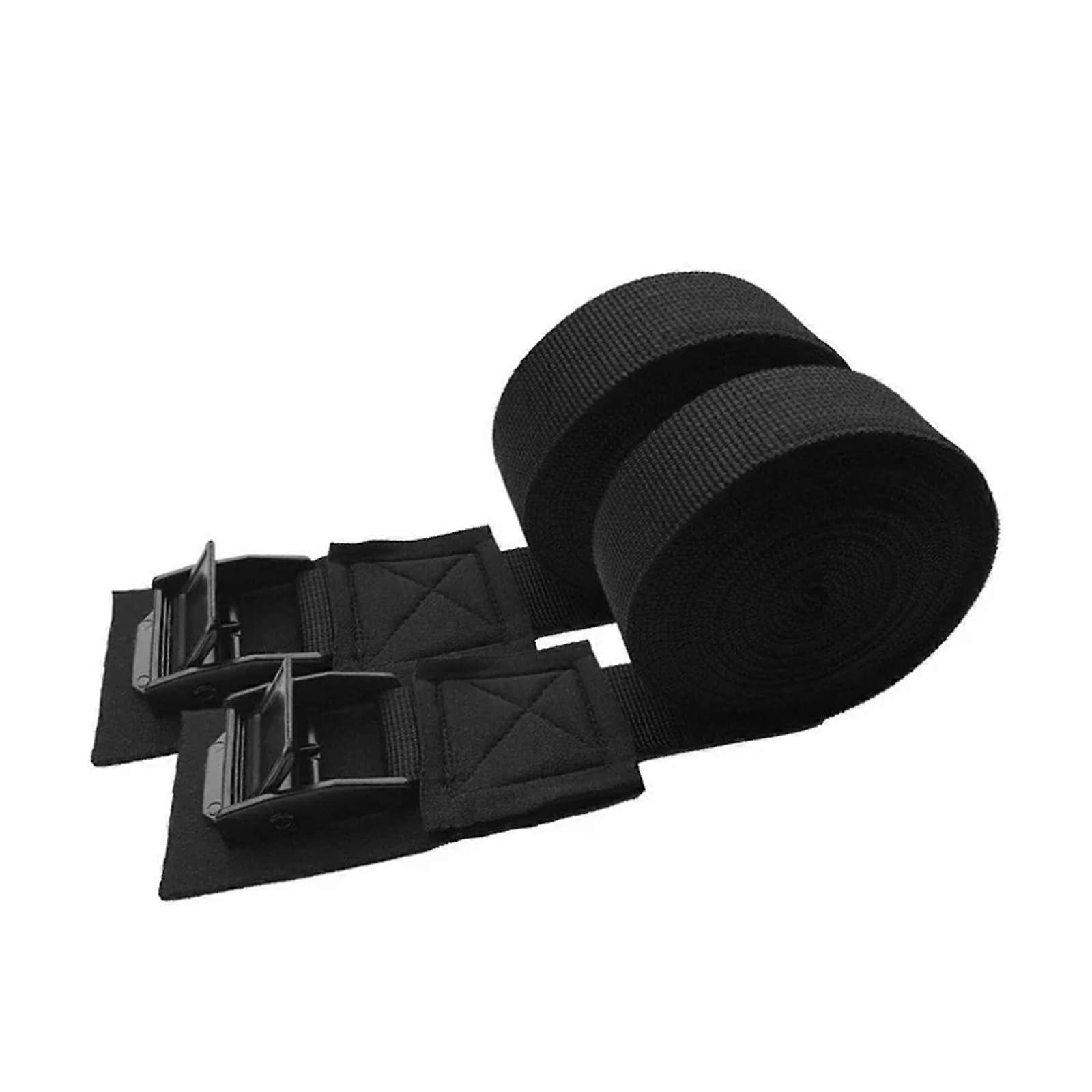 Tie Down Straps, 2-Piece, Car Roof Rack, Cam Buckle, Polyester Webbing, Secure Cargo Fast, Universal Fit
