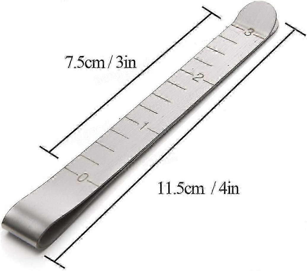 Sewing Clips 20 Metal Hem Clips 3" Measuring Ruler