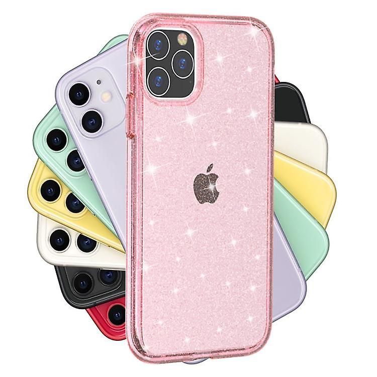 Transparent Glitter Anti-fall Phone Case For Iphone 13 Mini/pro