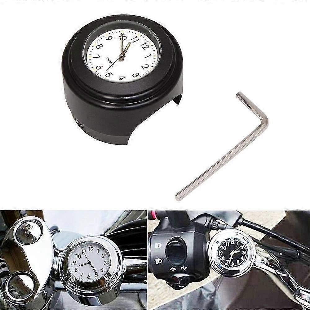 Type B Universal Motorcycle Handlebar Quartz Clock Waterproof Shockproof Aluminum Alloy
