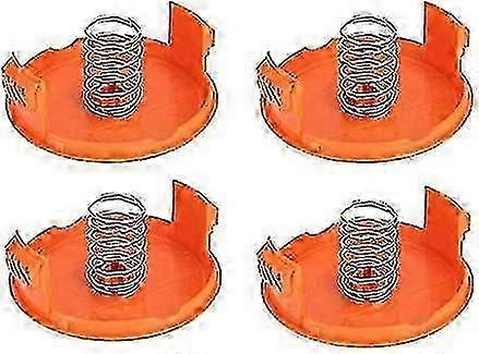 Replacement Spool Cap with 4 Spool Covers and 4 Springs for Compatible With Certain Brand Trimmers