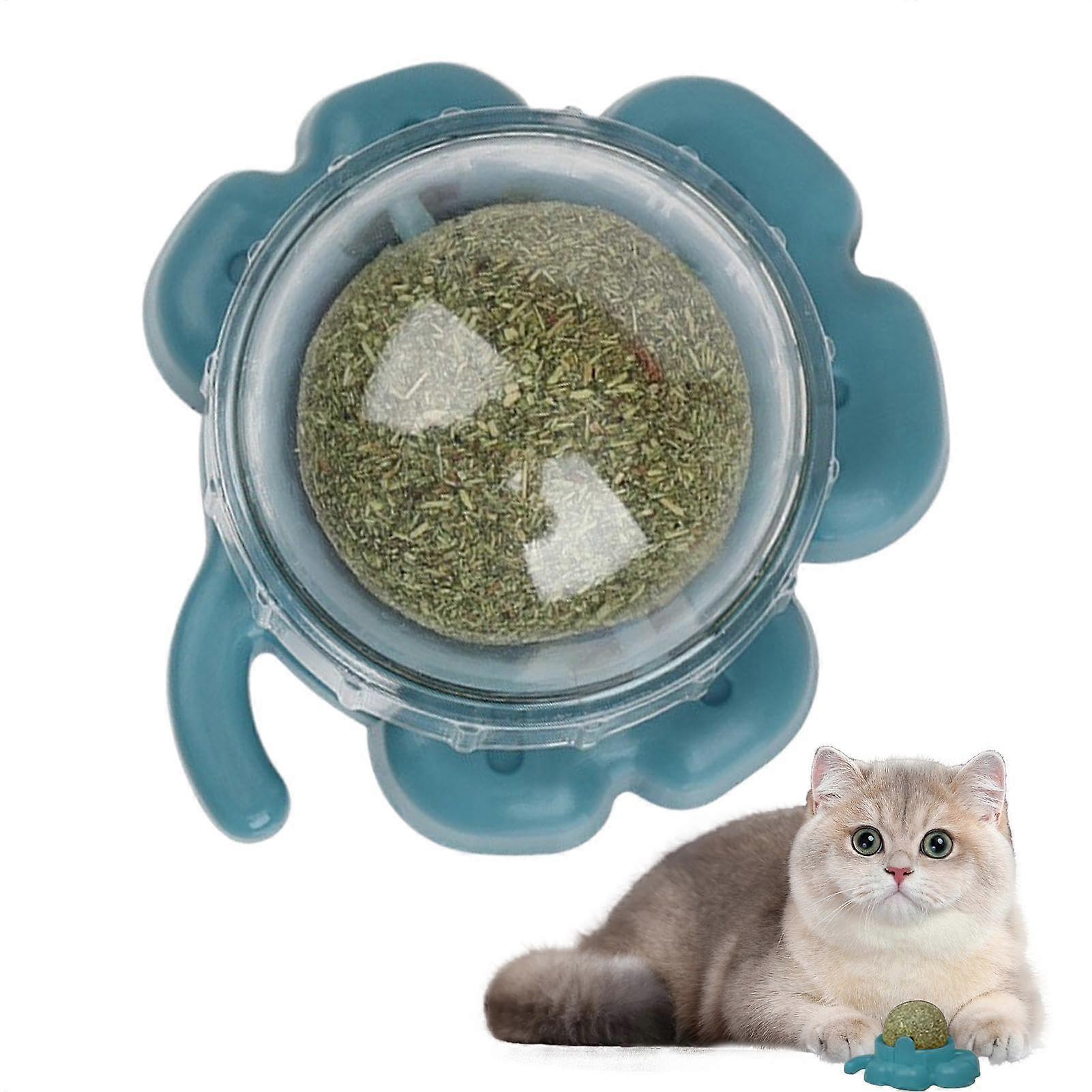 Catnip Wand Ball Toy, Catnip Toy Ball for Cats, Interactive TeethCleaning Toys for Kittens