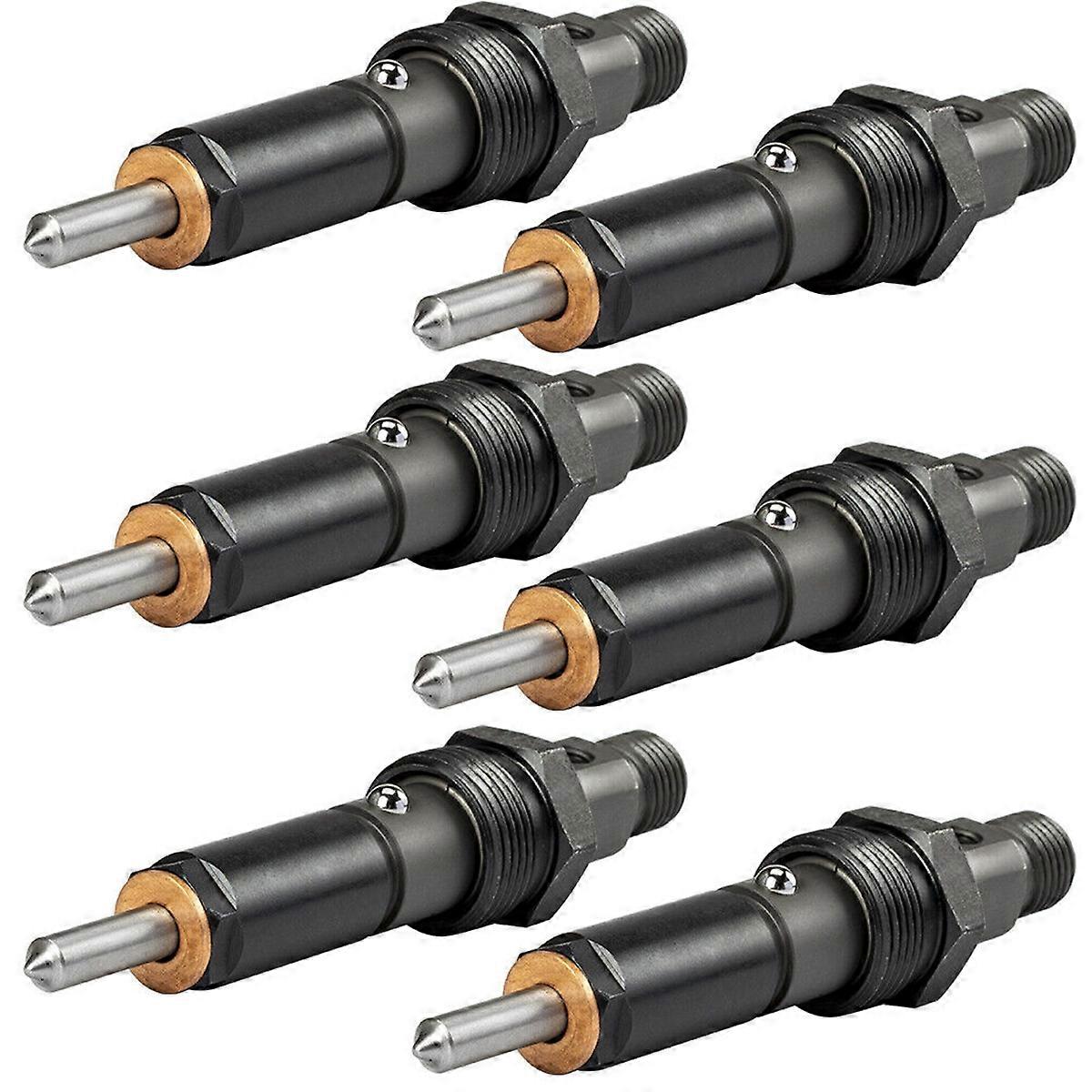 6Pcs Fuel Injector Set W/Ring Kit 3283562 for 5.9L KDAL59P6