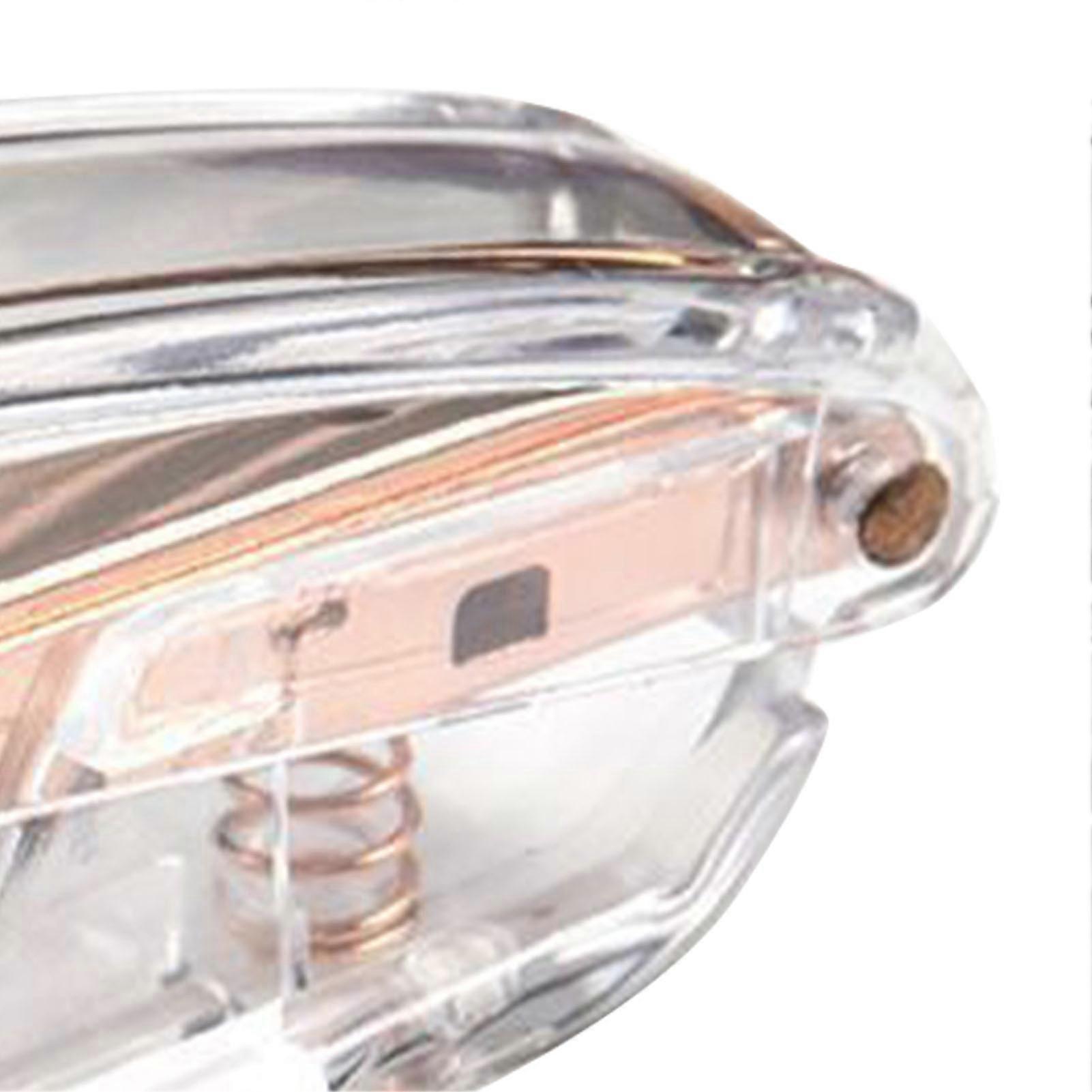 Stapler Minimalist Style Labor Saving Easy Stapling Comfortable Grip Acrylic Metal Handheld Stapler for Office School Rose Gold 