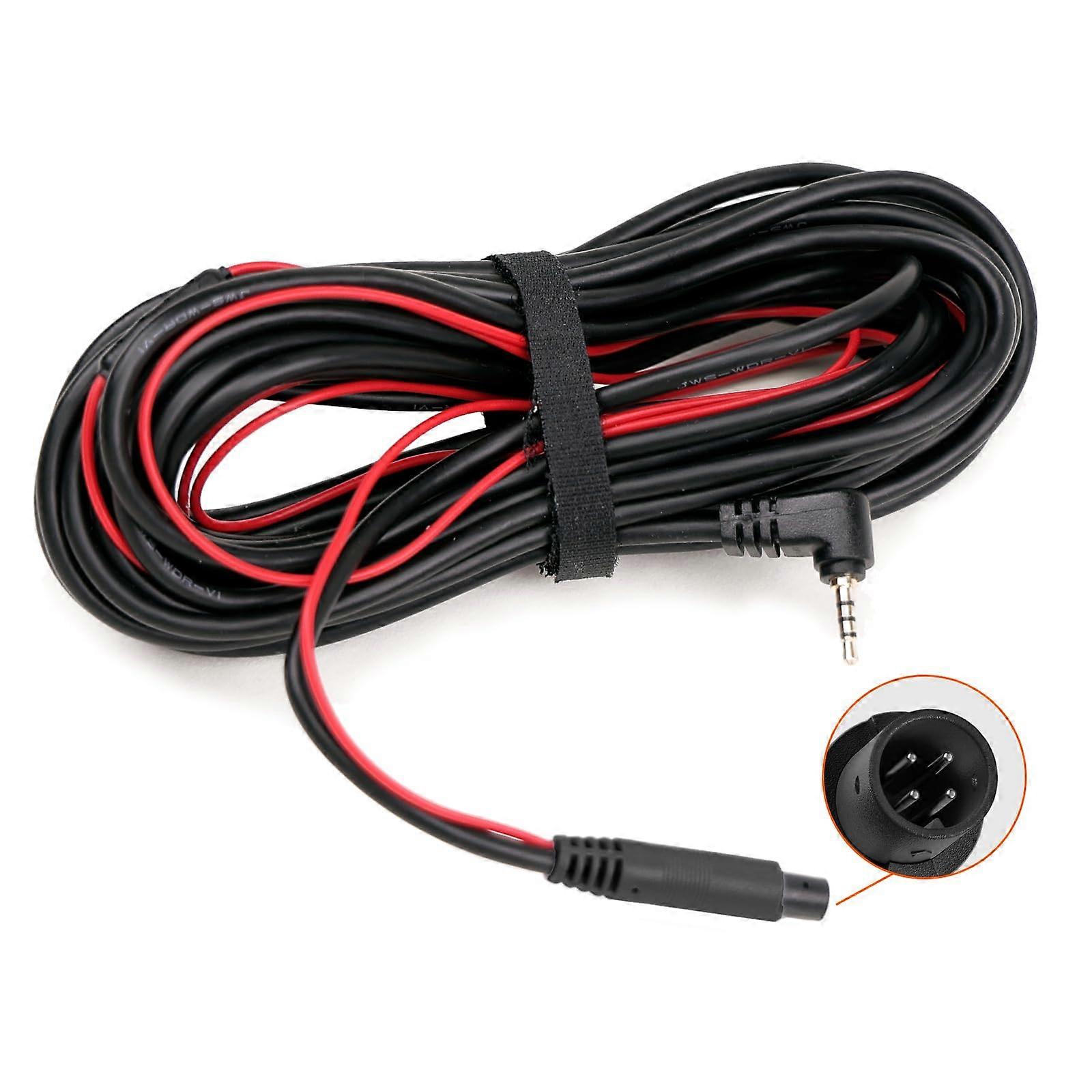 33FT Rear Camera Cable, Longer Replacement Cable for G840S/G840H/G850/G900/G930/i07 Rear View Camera (4 Pins, 2.5mm)
