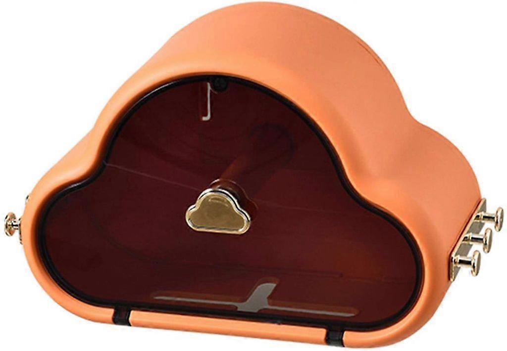 12.80 x 5.12 x 7.99 inches Cloud Tissue Box, Wireless Hook Towel Rack, Wall Mounted Towel Rack, Removable Storage Box