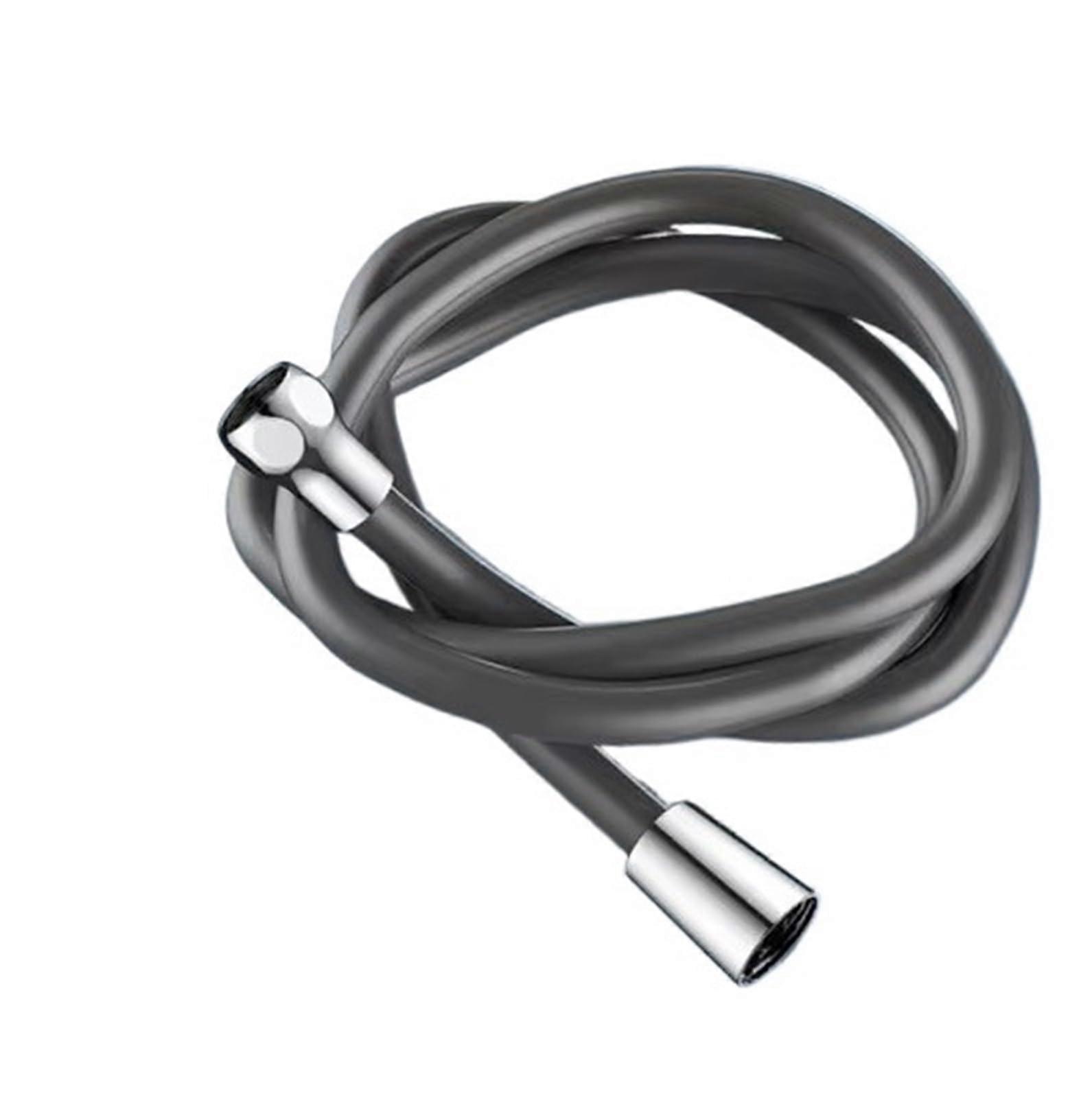 Silicone Shower Hose 1.5/2 m Anti-Tangle High Pressure Bathroom Accessory Grey 150 cm High Quality Durable