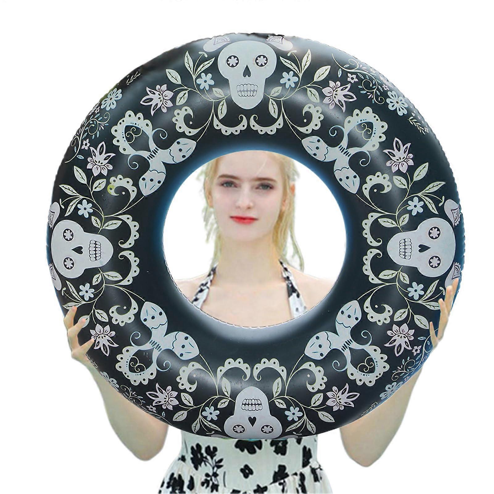 Ring Pool Float, Color Changing, Floating, Inflatable ColorChanging Pool Ring for Lake, River, Travel, Park, Outdoor