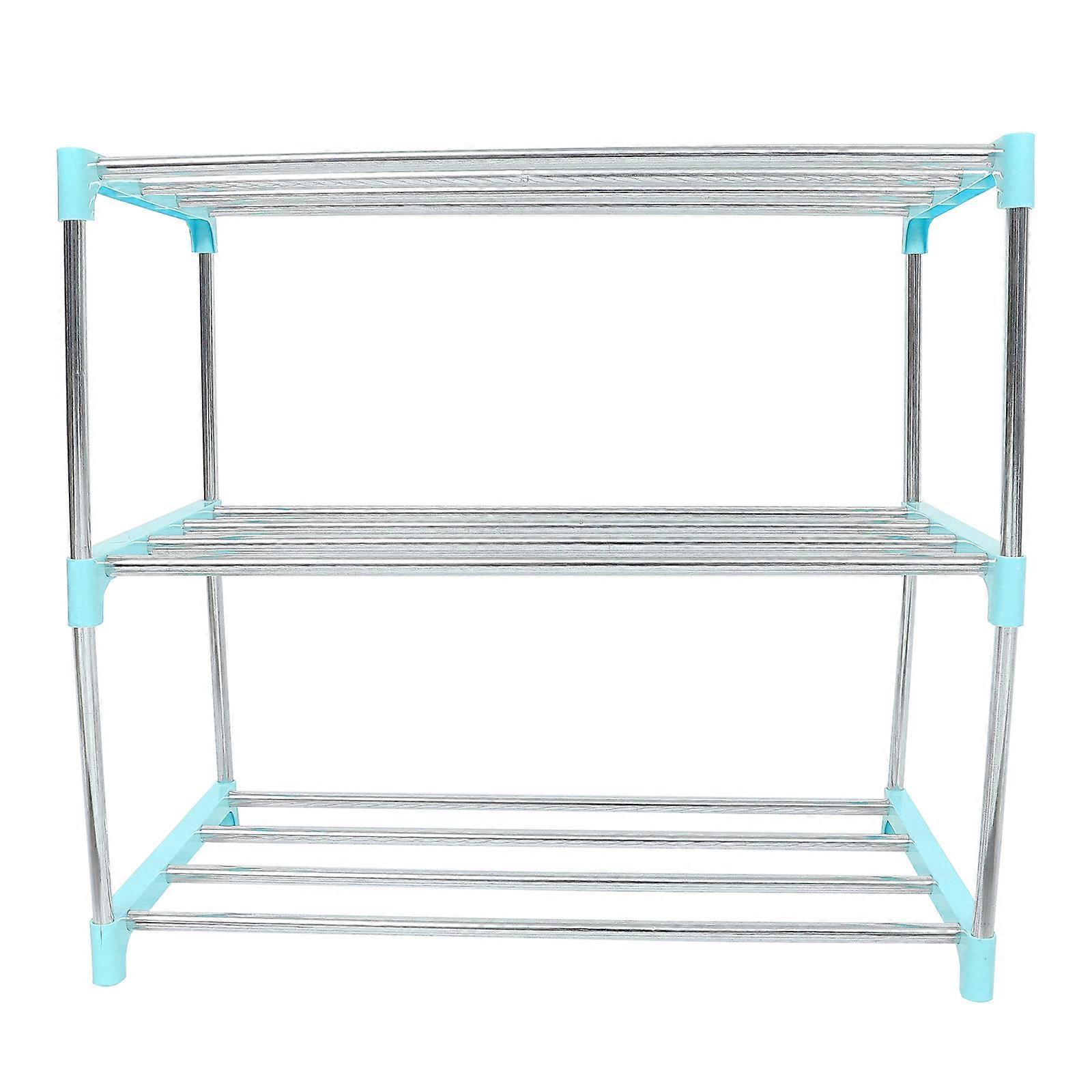 Indoor Storage Rack Three Layer Shoe Rack And Simple To Clean Student Dormitory 53X43X25 7Cm 1Set