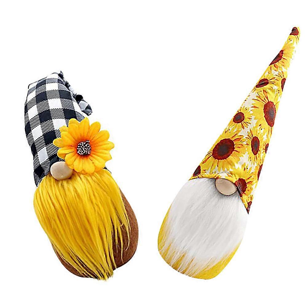 Creative Festival Dolls 2pcs Set of Decorative Party Props with Pointed Hats for Home, Office & Photo Sessions Unique Design for Warm Atmosphere
